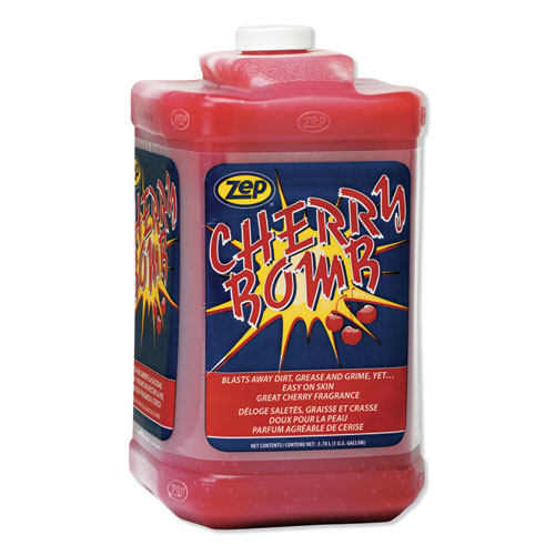 Picture of Cherry Bomb Hand Cleaner, Cherry Scent, 1 gal Bottle, 4/Carton