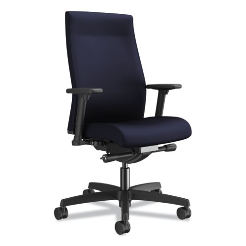 Ignition+2.0+Upholstered+Mid-Back+Task+Chair+With+Lumbar%2C+Supports+300+Lb%2C+17%26quot%3B+To+22%26quot%3B+Seat+Height%2C+Navy+Seat%2Fback%2C+Black+Base