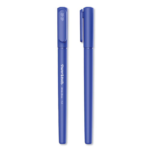 Picture of Write Bros. Ballpoint Pen Value Pack, Stick, Medium 1 mm, Blue Ink, Blue Barrel, 120/Pack