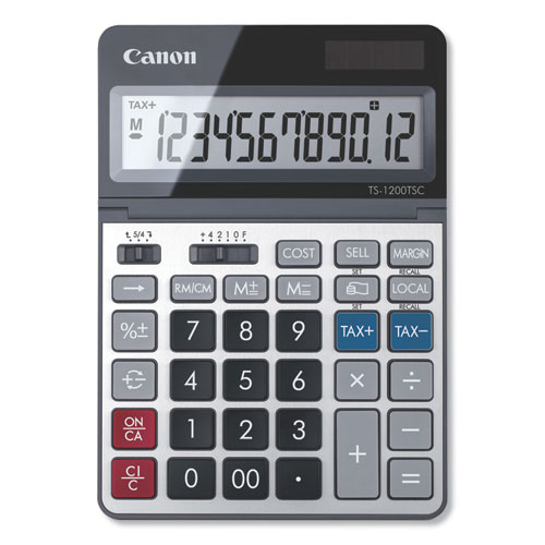 Picture of TS-1200TSC Desktop Calculator, 12-Digit LCD