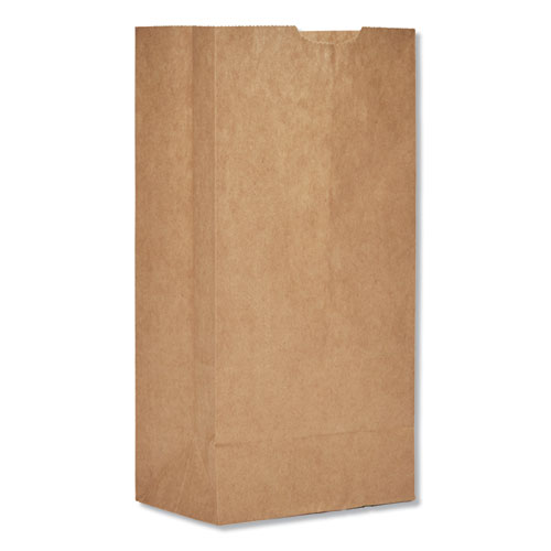 Picture of Grocery Paper Bags, 30 lb Capacity, #4, 5" x 3.33" x 9.75", Kraft, 500 Bags