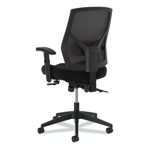 Picture of Crio High-Back Task Chair with Asynchronous Control, Supports Up to 250 lb, 18" to 22" Seat Height, Black