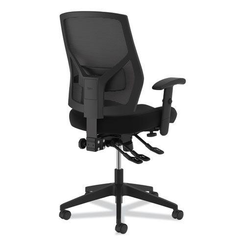 Picture of Crio High-Back Task Chair with Asynchronous Control, Supports Up to 250 lb, 18" to 22" Seat Height, Black