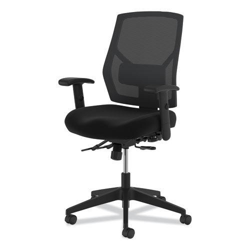 Picture of Crio High-Back Task Chair with Asynchronous Control, Supports Up to 250 lb, 18" to 22" Seat Height, Black