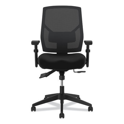 Picture of Crio High-Back Task Chair with Asynchronous Control, Supports Up to 250 lb, 18" to 22" Seat Height, Black