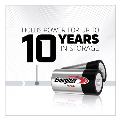 Picture of MAX Alkaline C Batteries, 1.5 V, 8/Pack
