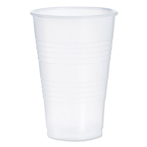 Picture of High-Impact Polystyrene Cold Cups, 20 oz, Translucent, 1,000/Carton