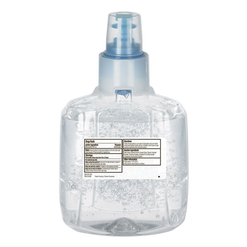 Picture of Advanced Hand Sanitizer Green Certified Gel Refill, For LTX-12 Dispensers, 1,200 mL, Fragrance-Free, 2/Carton