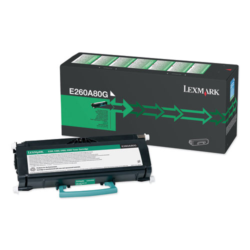 Picture of E260A80G Toner, 3,500 Page-Yield, Black