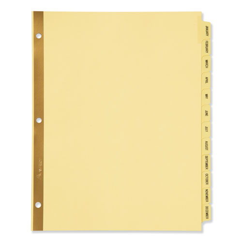 DIVIDERS,GOLD REINF,MTHLY