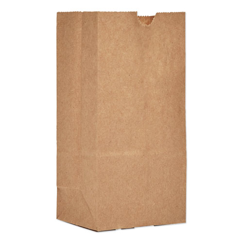 Picture of Grocery Paper Bags, 30 lb Capacity, #1, 3.5" x 2.38" x 6.88", Kraft, 500 Bags