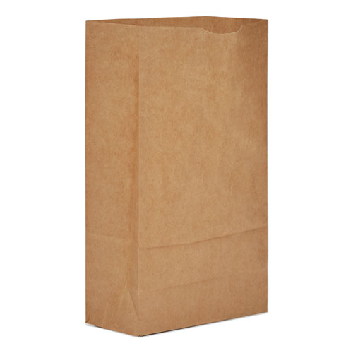 Picture of Grocery Paper Bags, 50 lb Capacity, #6, 6" x 3.63" x 11.06", Kraft, 500 Bags