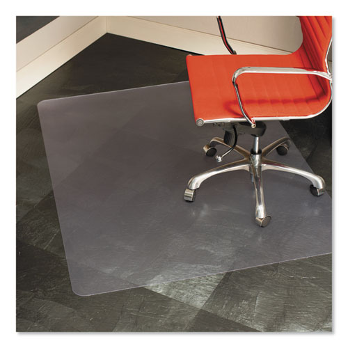 Picture of EverLife Chair Mat for Hard Floors, Heavy Use, Rectangular, 46 x 60, Clear