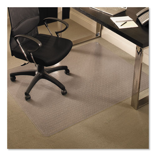 Everlife+Chair+Mats+For+Medium+Pile+Carpet%2C+Rectangular%2C+46+X+60%2C+Clear