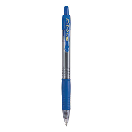 Picture of G2 Premium Retractable Gel Pen, 1 mm, Blue Ink, Smoke Barrel, Dozen