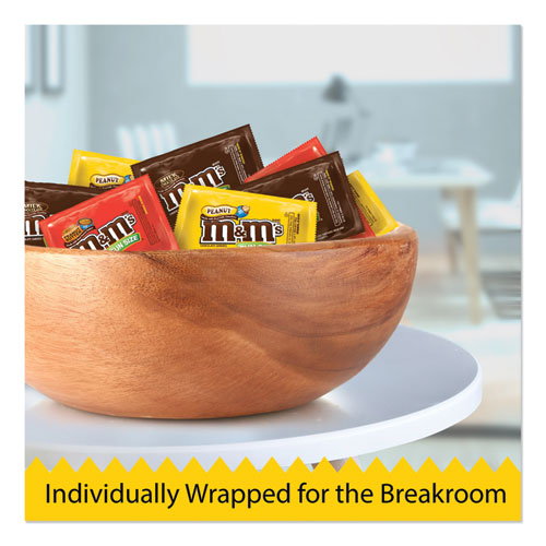Picture of Chocolate Candies, Milk Chocolate/Peanut/Peanut Butter, Individually Wrapped, 32.9 oz Bag