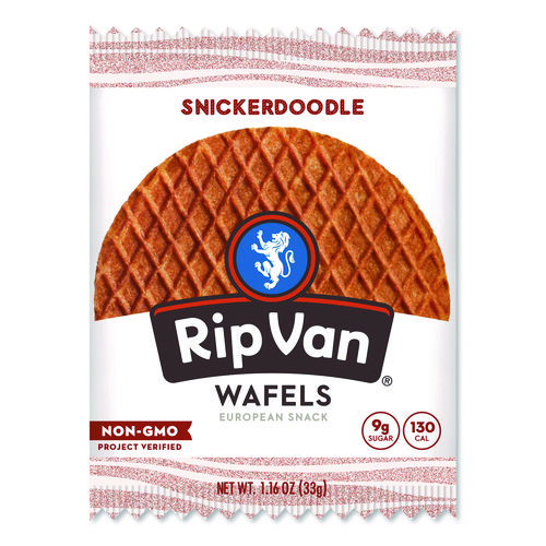 Picture of Wafels - Single Serve, Snickerdoodle, 1.16 oz Pack, 12/Box