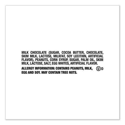 Picture of Minis Size Chocolate Bars, Milk Chocolate, 40 oz, 2/Bundle