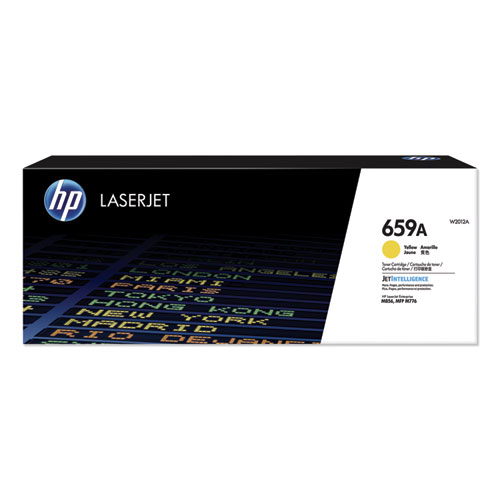 Picture of HP 659A, (W2012A) Yellow Original LaserJet Toner Cartridge