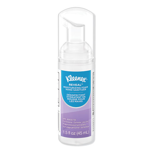 Picture of Ultra Moisturizing Foam Hand Sanitizer, 1.5 oz Pump Bottle, Unscented, 24/Carton