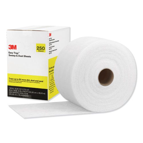 Picture of Easy Trap Duster, 8" x 125 ft, White, 250 Sheet Roll