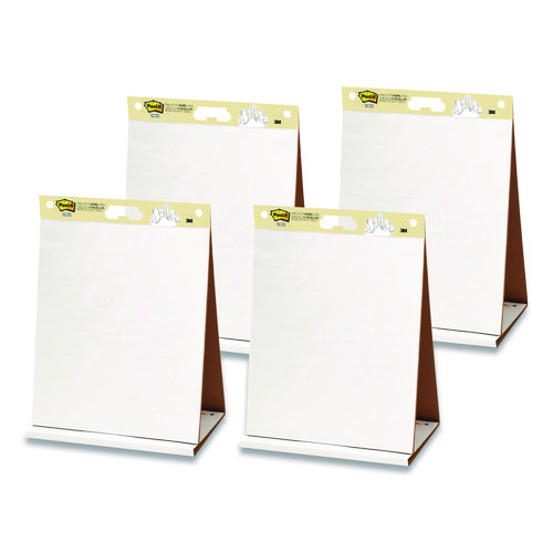 Picture of Original Tabletop Easel Pad with Self-Stick Sheets, Unruled, 20 x 23, White, 20 Sheets, 4/Pack