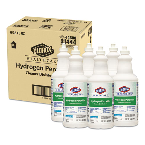 Picture of Hydrogen-Peroxide Cleaner/Disinfectant, 32 oz Pull Top Bottle, 6/Carton