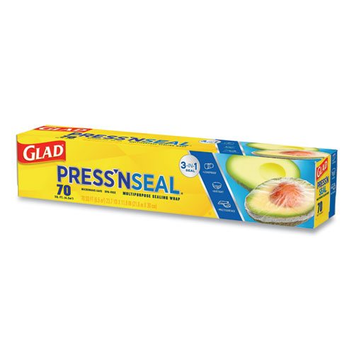 Picture of Press'n Seal Food Plastic Wrap, 70 Square Foot Roll, 12 Rolls/Carton