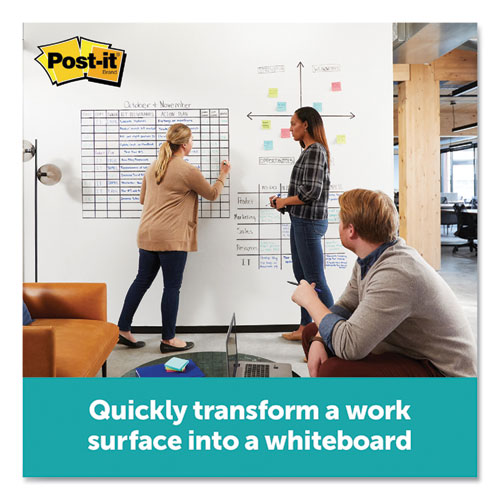 Picture of Flex Write Surface, Laminate Film, 50 ft x 48", White