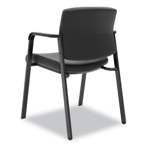 Picture of HVL605 Guest Chair, 23.5" x 24" x 35", Black Seat, Black Back, Black Base