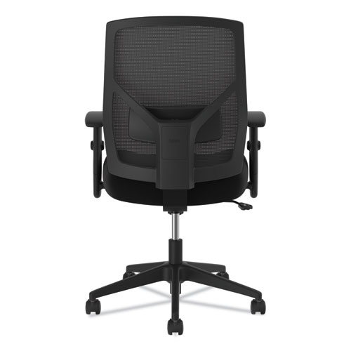 Picture of VL581 High-Back Task Chair, Supports Up to 250 lb, 18" to 22" Seat Height, Black