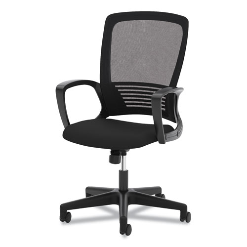 Picture of HVL525 Mesh High-Back Task Chair, Supports Up to 250 lb, 17" to 22" Seat Height, Black