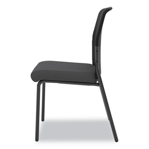 Picture of VL508 Mesh Back Multi-Purpose Chair, Supports Up to 250 lb, 19" Seat Height, Black Seat, Black Back, Black Base