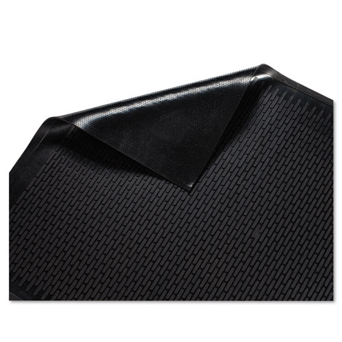 Picture of Clean Step Outdoor Rubber Scraper Mat, Polypropylene, 36 x 60, Black