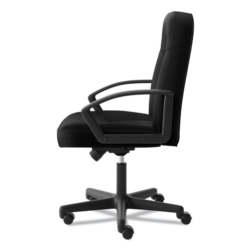 Picture of HVL601 Series Executive High-Back Chair, Supports Up to 250 lb, 17.44" to 20.94" Seat Height, Black