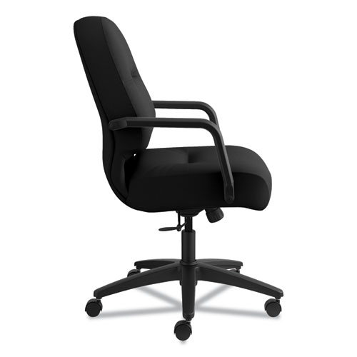 Picture of Pillow-Soft 2090 Series Managerial Mid-Back Swivel/Tilt Chair, Supports Up to 300 lb, 17" to 21" Seat Height, Black