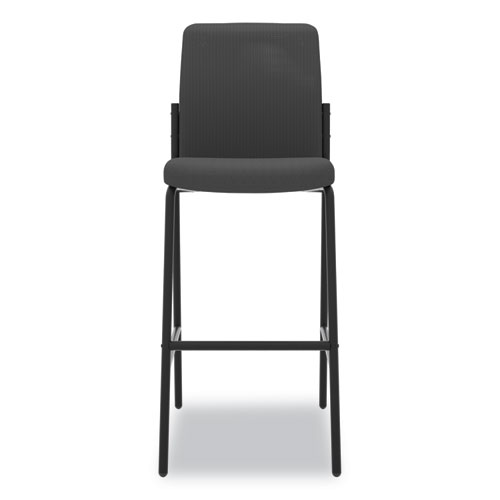 Picture of Instigate Mesh Back Multi-Purpose Stool, Supports Up to 250 lb, 33" Seat Height, Black Seat, Black Back, Black Base, 2/Carton