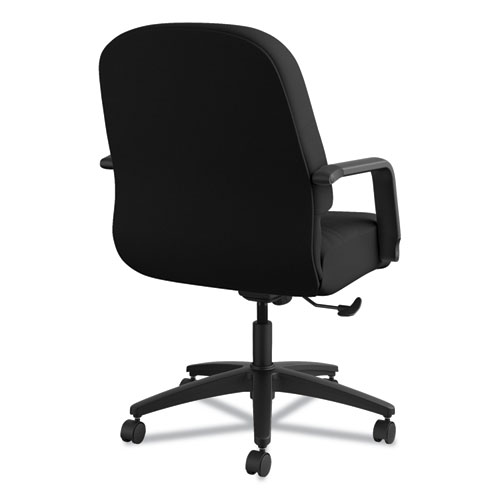 Picture of Pillow-Soft 2090 Series Managerial Mid-Back Swivel/Tilt Chair, Supports Up to 300 lb, 17" to 21" Seat Height, Black