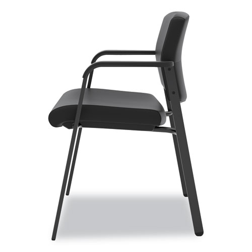 Picture of HVL605 Guest Chair, 23.5" x 24" x 35", Black Seat, Black Back, Black Base