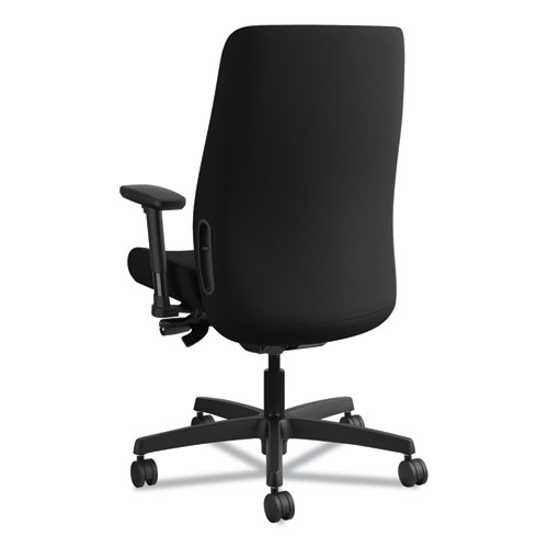 Picture of Endorse Upholstered Mid-Back Work Chair, Supports Up to 300 lb, 17.5" to 21.75" Seat Height, Black