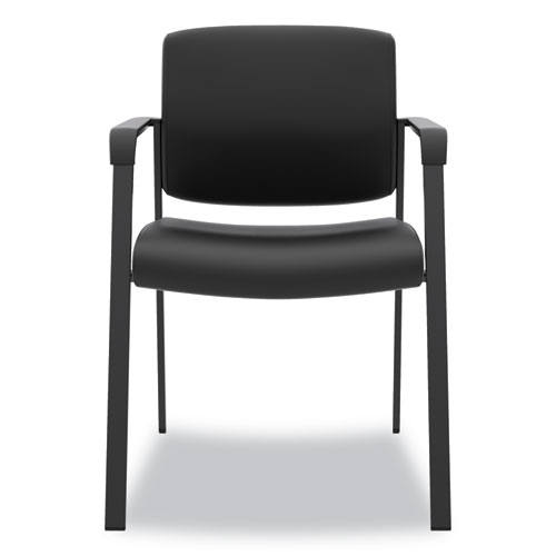 Picture of HVL605 Guest Chair, 23.5" x 24" x 35", Black Seat, Black Back, Black Base