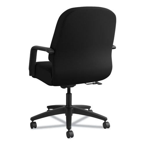 Picture of Pillow-Soft 2090 Series Managerial Mid-Back Swivel/Tilt Chair, Supports Up to 300 lb, 17" to 21" Seat Height, Black