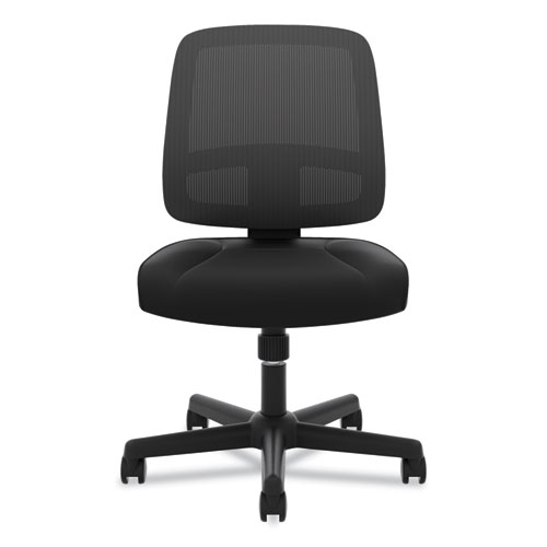 Picture of ValuTask Mesh Back Task Chair, Supports Up to 250 lb, 15" to 19" Seat Height, Black