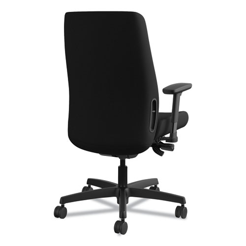 Picture of Endorse Upholstered Mid-Back Work Chair, Supports Up to 300 lb, 17.5" to 21.75" Seat Height, Black