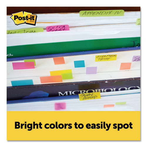 Picture of Page Flag Markers, Assorted Bright Colors, 50 Sheets/Pad, 10 Pads/Pack