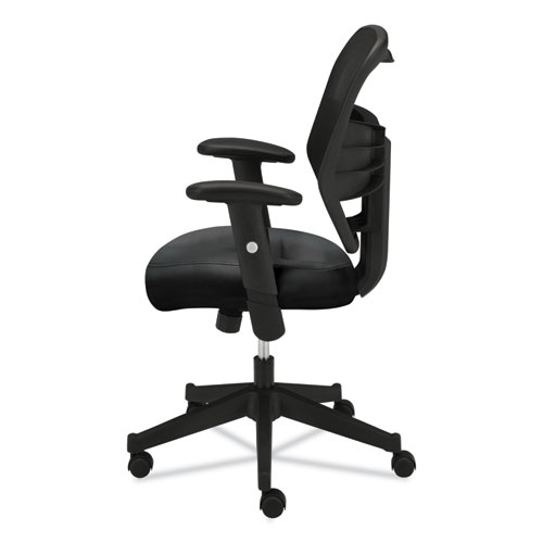 Picture of VL531 Mesh High-Back Task Chair with Adjustable Arms, Supports Up to 250 lb, 18" to 22" Seat Height, Black