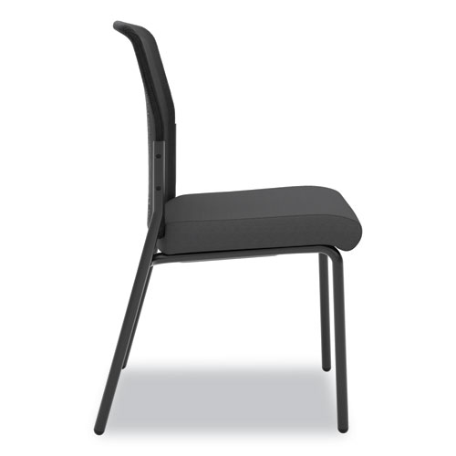 Picture of VL508 Mesh Back Multi-Purpose Chair, Supports Up to 250 lb, 19" Seat Height, Black Seat, Black Back, Black Base