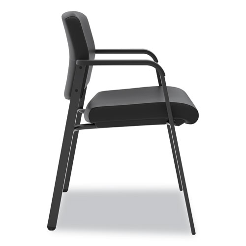 Picture of HVL605 Guest Chair, 23.5" x 24" x 35", Black Seat, Black Back, Black Base
