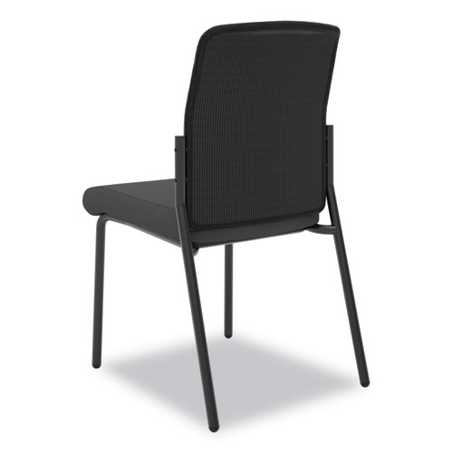 Picture of VL508 Mesh Back Multi-Purpose Chair, Supports Up to 250 lb, 19" Seat Height, Black Seat, Black Back, Black Base