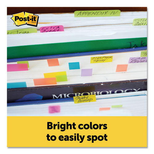 Picture of Page Flag Markers, Assorted Brights, 100 Flags/Pad, 5 Pads/Pack